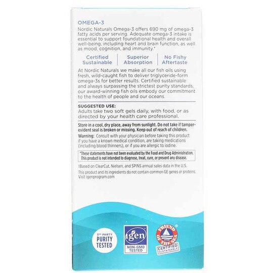 Omega-3 Lemon Softgels, NRN